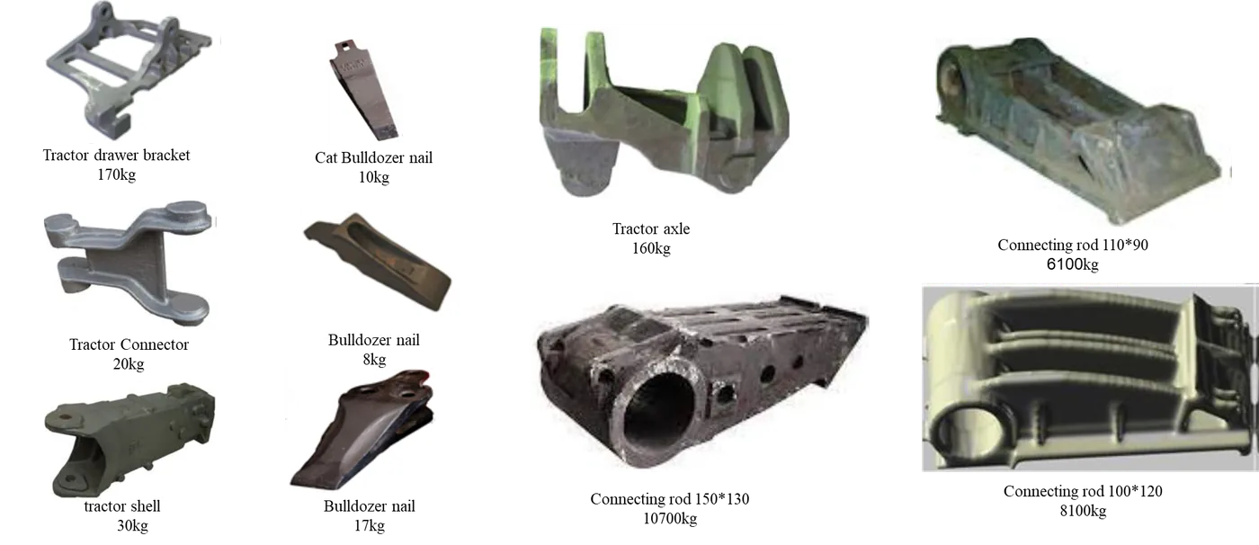 Heavy machinery parts for the agricultural industry