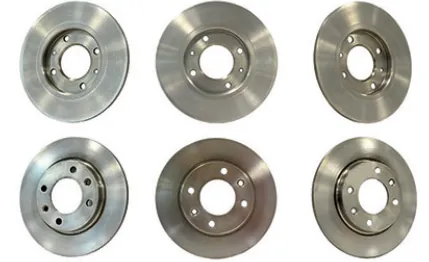 Front and rear brake discs