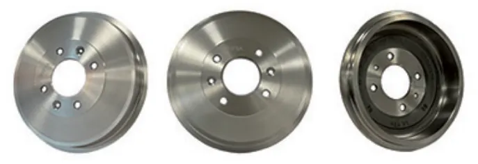 Rear wheel brake drum